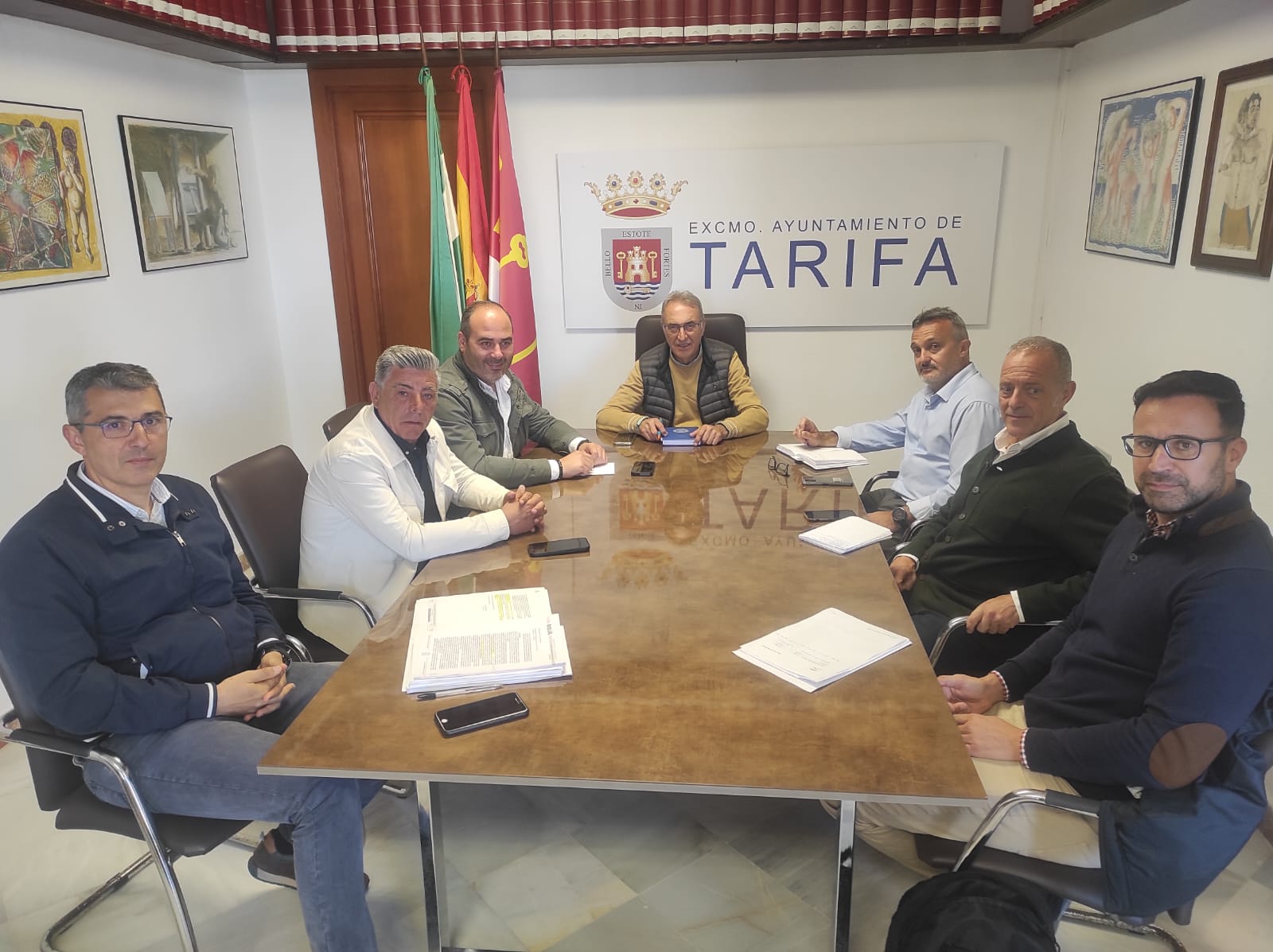 Reunión en Tarifa sobre protocolo depuración agua